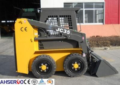 0.5ton 0.25m3 Jc35 with CE Skid Steer Loader for Sale