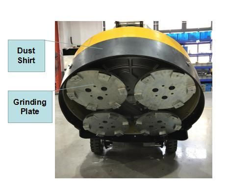 820mm Concrete Grinding Machine 4 Heads Planetary Floor Grinder