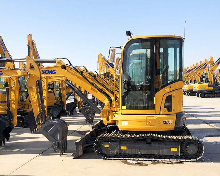 XCMG Official Xe55D 5.5 Ton Small Hydraulic Crawler Excavator Digger for Sale