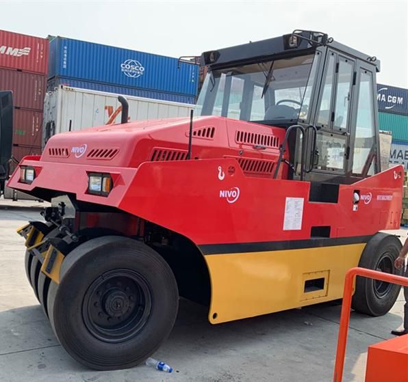 Nivo 10ton Small Asphalt Roller 16 Ton Mini Pneumatic Rubber Tire Roller for Road Pavement Compaction Tyre Road Roller Vibratory Roller Compactor