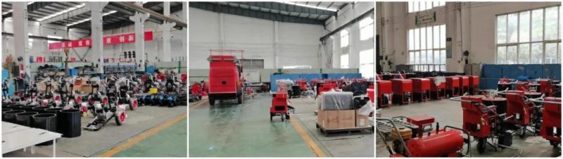 Cold Paint Spraying Road Line Marking Machine with Line Driver