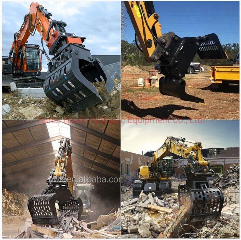 Customized Hydraulic Grab Excavator Demolition Sorting Grapple