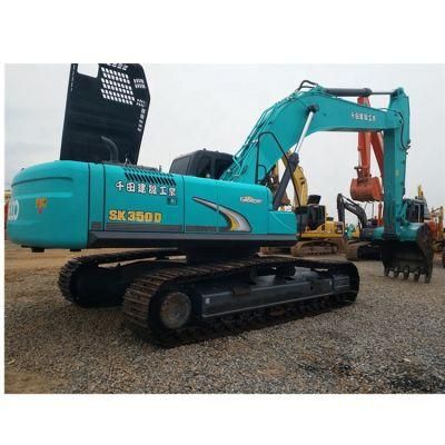 Construction Equipment Used Excavator Kobelcoo Sk350 Original Machine Direct Delivery From Shanghai Site
