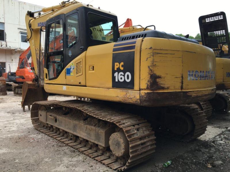 Used Komatsu PC160-7 16t Crawler Excavator in Low Hour