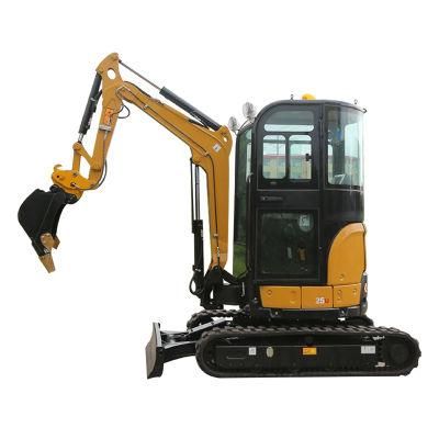 Factory Forwin Small Crawler Excavator 2.7 Ton Fw25u Cabin with CE and Narrow Bucket 200mm/Digger for Sale