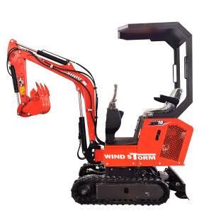 Rhinoceros 800 Kg Compact Trench Digging Equipment Crawler Machine Easy to Operate Excavator
