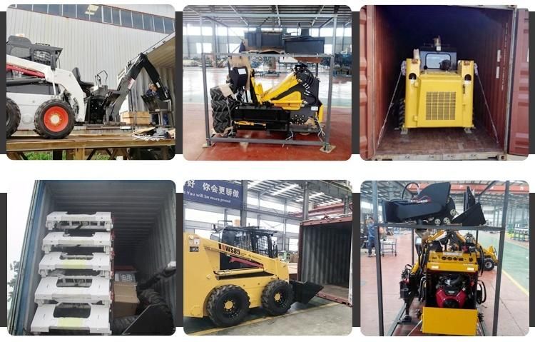 Variously Styles Powerful Angle Broom for Skid Steer Loader