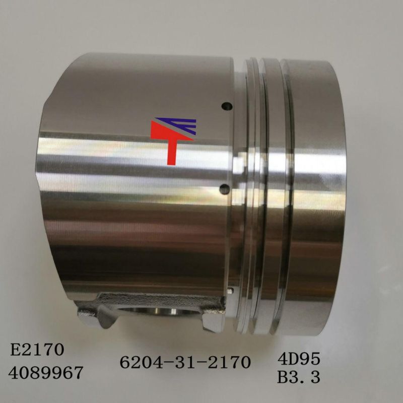 High Quality Diesel Engine Mechanical Parts Piston 6204-31-2170 for Engine Parts 4bt Qsb3.3 4D95 Generator Set