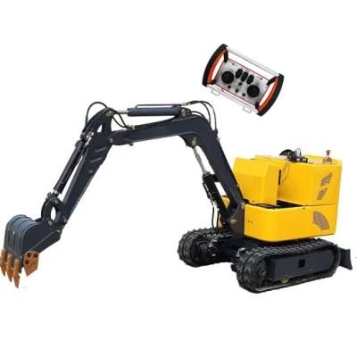 2022 Special Remote Control Excavator 0.6-2ton Electric Crawler/Wheel Type Micro Digger Machine for Sale