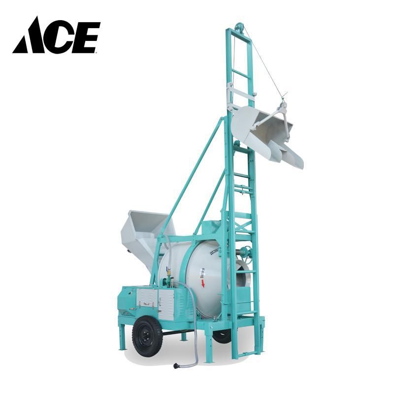 ODM/OEM Construction Machinery Diesel Engine Lifting Hopper Concrete Mixer Factory