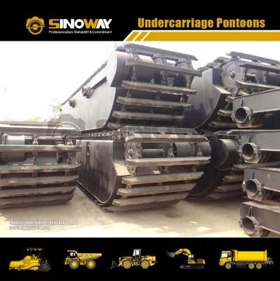 Hydraulic Undercarriage Pontoon for Amphibious Buggy Excavator