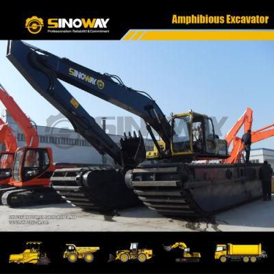 Popular New Amphibious Digger 30 Ton Swamp Digger for Sale