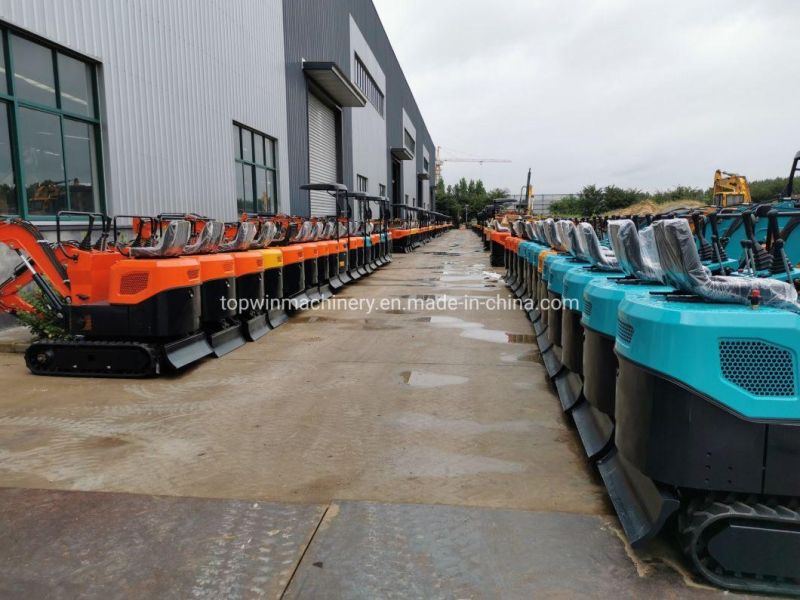 800kg 1000kg Crawler Euro V Standard Chinese Mini Excavator Digger Bagger