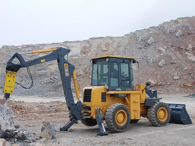 China Tractor with Loader and Backhoe Wz30-25 for Sale