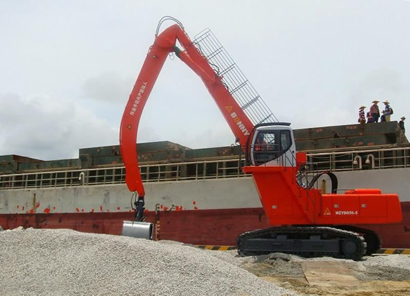 China Wzy52-8c Bonny 52 Ton Hydraulic Material Handler with Shells for Loose Material