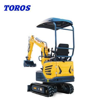 Chinese Mini Excavator Small Digger Crawler Excavator 1 Ton 2 Ton 3 Ton New Digger for Sale