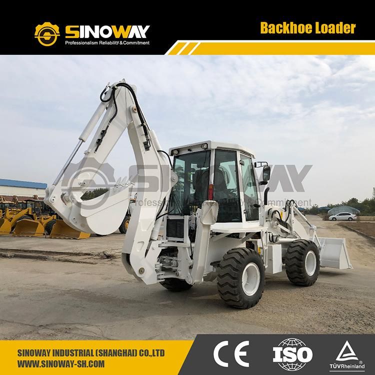 100HP Telescopic Backhoe Loader with 4 in 1 Bucket