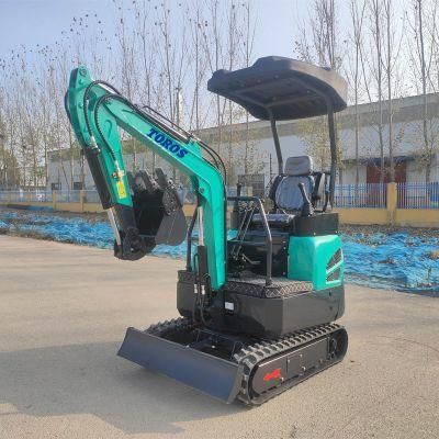 Garden Use Digging Machine Mini Excavator 1.4ton Te17