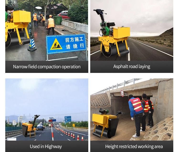 Single Drum Road Roller Exciting Force 25kn Mini Road Roller Compactor with Price