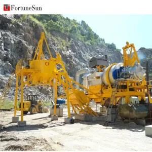 60tph Mobile Asphalt Batching Plant with Double Drums