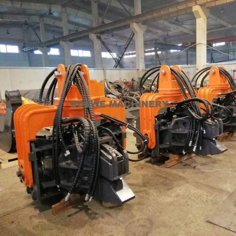 20ton Excavator-Mounted Hydraulic Vibro Hammer Pile Drivers Hammer Sheet Pile Machine