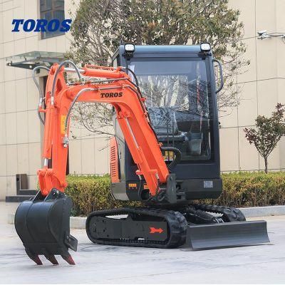 New Cheap China EPA Euro 5 Excavators 1 Ton 2 Ton 3 Ton Mini Excavator Hydraulic Mini Digger