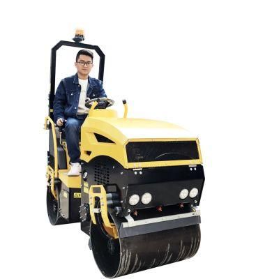1 Ton China Manufacturer Factory Price Double Drum Single Drum Pavement Vibratory Static Compactor Road Roller