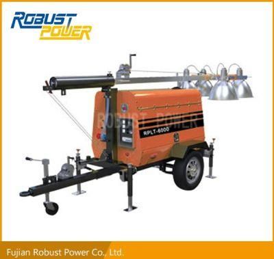 Auxiliary Power Supply Mobile Diesel Generator Light Power