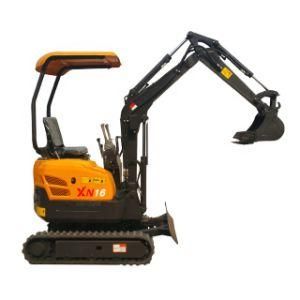 Xiniu Small Excavator Xn16 1.6ton Small Digger Yanmr Engine