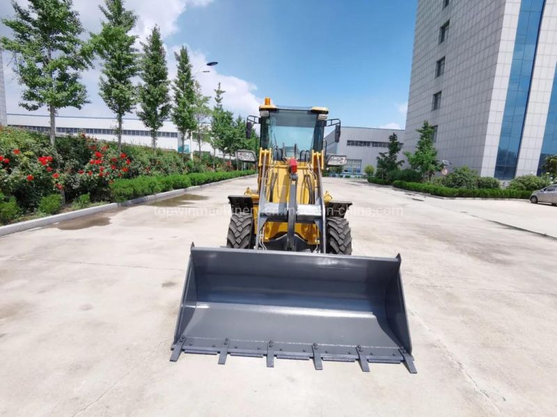 China Agriculture Articulated Mini Small Compact Farm Garden Tractor Wheel Front End Loader with CE/ISO