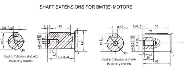 Bmt Hydraulic Orbit Motor for  Combine Harvester