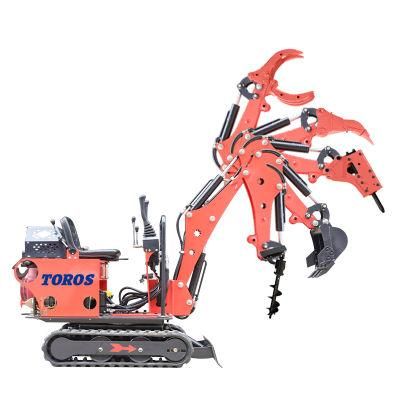 China 1ton Hydraulic Yanmar Crawler Mini Excavator for Sale Price with Side Swing Function