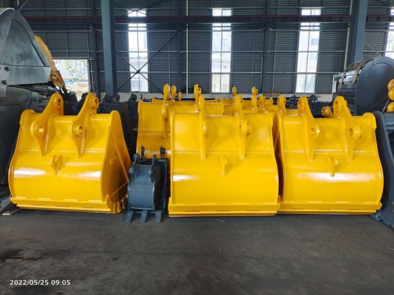 Excavator Bucket Assembly Capacity 1.2 Cube Rock Bucket