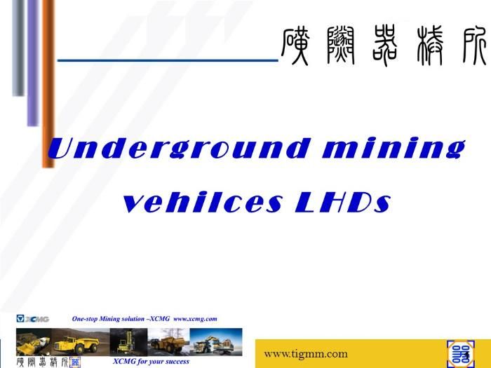 14ton Underground Mining Loader Scooptram Lhds