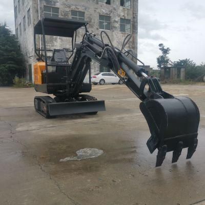 Hixen 2 Ton Small Home Excavator Price New Mini Jcompact Digger for Sale