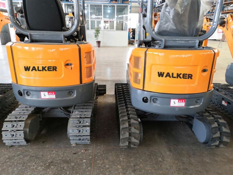 China Factory Wholesale 0.6/0.8/1/1.2/1.5/2ton Mini Mini Excavator Backhoe Excavator Crawler Excavator Tailless Excavator Construction Site/Farm/Garden CE CE
