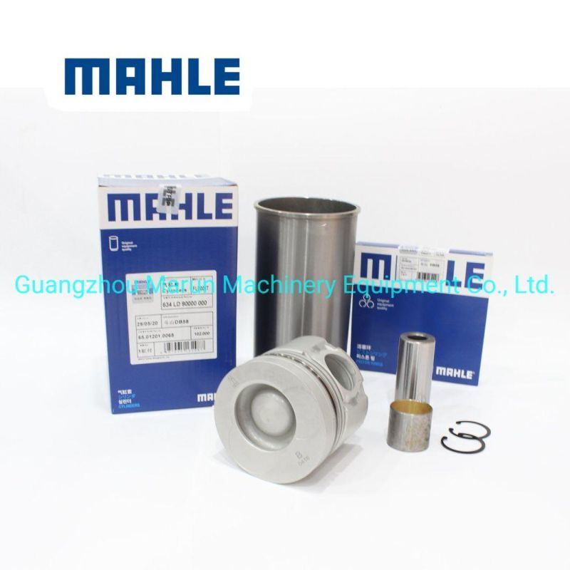 Genuine Mahle 65.02501-0416 Diesel Engine dB58 Cylinder Liner Kit for Dh220-7 Excavator Spare Parts