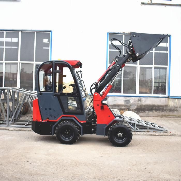 Mini Telescopic Wheel Loader with Skid Steer Loader Attachment Coupling Plate
