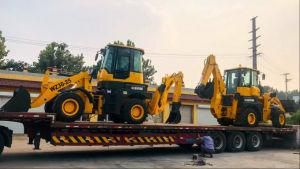 Heavy Earth Moving Machine Shanzhong Backhoe Loader Brands 4WD Backhoe Loader Wz30-25