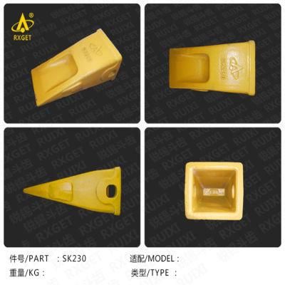 Kobelco Sk230 Series Standard Bucket Tooth Point, , Construction Machine Spare Part