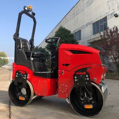 Factory Supply 1 Ton 1.5 Ton 2 Ton Vibratory Road Roller Machinery for Road Construction