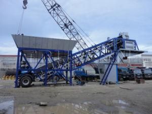 Easy Transport Mobile Concrete Batching Plant Construction Equipment