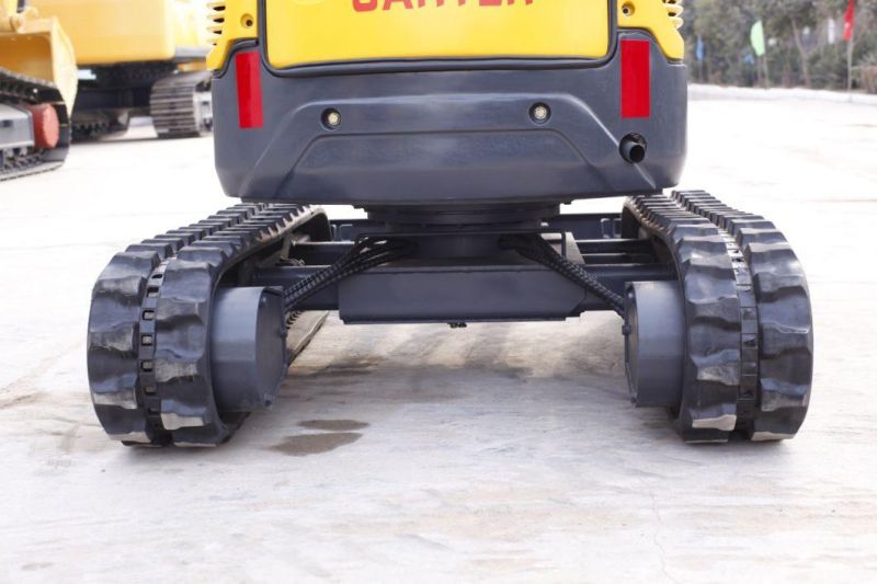 CT16-9B Hydraulic Multifunction Crawler Mini Excavator with Zero Tail and Retractable Chassis