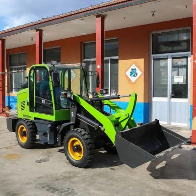 2022 New Quick Hitch 0.8 Ton Mini Loaders with 4 in 1 Bucket