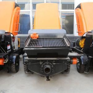 High Quality Trailer Concrete Transportation Pump with Cummins Diesel Engine