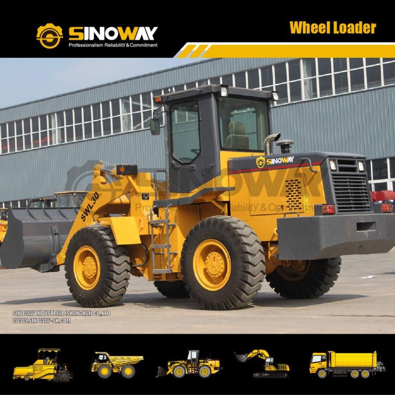 China Mini Wheel Loader with 3 Ton Operating Weight