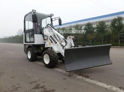 Mini Front Farm Loader (HQ908) with Snow Blade
