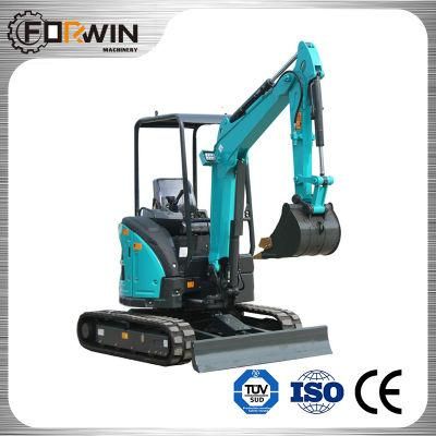 CE EPA 2870kg/Yanmar Canopy Micro Small Hydraulic Crawler Forwin Mini Excavator with Rubber Track