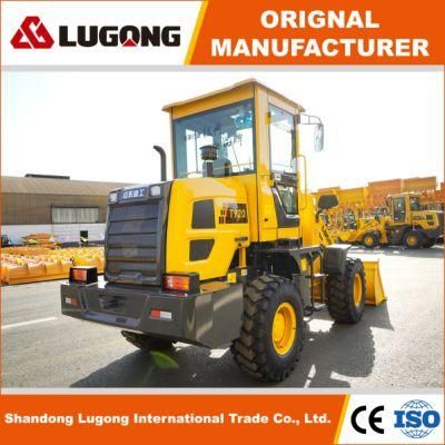 Lugong Small Wheel Loader with 4 Wheel Drive for Agricultural