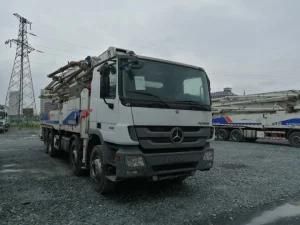 Used Year 2012 Zoomlion 49m Concrete Pump Truck with Benz Chassis